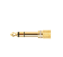 Заредете изображение във визуализатора на галерията – Ugreen adapter 3.5 mm mini jack to 6.3 mm jack adapter gold (20503) - TopMag
