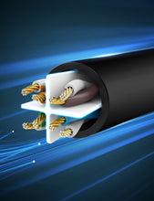 Заредете изображение във визуализатора на галерията – Ugreen cable internet network cable Ethernet patchcord RJ45 Cat 6 UTP 1000Mbps 2m black (20160) - TopMag
