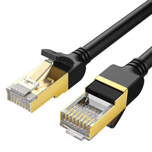 Заредете изображение във визуализатора на галерията – Ugreen cable internet network cable Ethernet patchcord RJ45 Cat 7 STP LAN 10Gbps 2m black (11269) - TopMag
