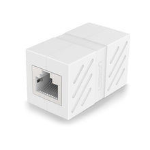 Заредете изображение във визуализатора на галерията – Ugreen coupler network cable coupler RJ45 network coupler white (20311) - TopMag
