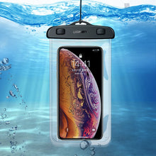 Заредете изображение във визуализатора на галерията – Ugreen waterproof pouch phone bag IPX8 up to 30m black (60959) - TopMag
