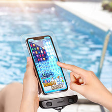 Заредете изображение във визуализатора на галерията – Ugreen waterproof pouch phone bag IPX8 up to 30m black (60959) - TopMag
