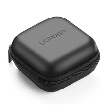 Заредете изображение във визуализатора на галерията – Ugreen case for headphones 8 cm x 8 cm black (40816) - TopMag
