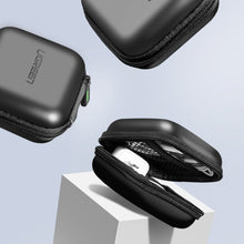 Заредете изображение във визуализатора на галерията – Ugreen case for headphones 8 cm x 8 cm black (40816) - TopMag
