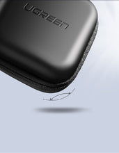 Заредете изображение във визуализатора на галерията – Ugreen case for headphones 8 cm x 8 cm black (40816) - TopMag
