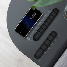 Заредете изображение във визуализатора на галерията – Ugreen 2x self-adhesive organizer for 4 cables wires black (30762) - TopMag
