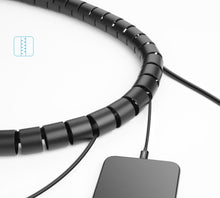 Заредете изображение във визуализатора на галерията – Ugreen mask cable organizer 3m black (30819) - TopMag
