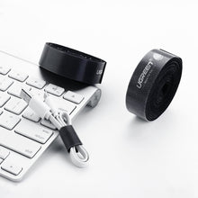 Заредете изображение във визуализатора на галерията – Ugreen Velcro Velcro cable organizer 2m black (40354) - TopMag

