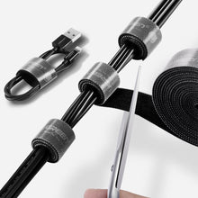Заредете изображение във визуализатора на галерията – Ugreen Velcro Velcro cable organizer 2m black (40354) - TopMag
