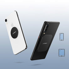Заредете изображение във визуализатора на галерията – Ugreen 2x metal plates plate for magnetic phone holders black (30836) - TopMag
