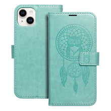 Заредете изображение във визуализатора на галерията – Forcell mezzo book case for iphone 14 plus ( 6.7 ) dreamcatcher green - TopMag
