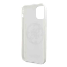 Заредете изображение във визуализатора на галерията – Guess GUHCN58TPUWHGLG iPhone 11 Pro biały/white hard case Glitter 4G Circle Logo - TopMag
