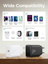 Заредете изображение във визуализатора на галерията – Joyroom JR-TCF06 USB-C PD 20W wall charger + USB-C cable - black
