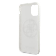 Заредете изображение във визуализатора на галерията – Guess GUHCN65TPUWHGLG iPhone 11 Pro Max biały/white hard case Glitter 4G Circle Logo - TopMag
