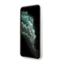 Заредете изображение във визуализатора на галерията – Guess GUHCN65TPUWHGLG iPhone 11 Pro Max biały/white hard case Glitter 4G Circle Logo - TopMag
