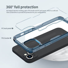 Заредете изображение във визуализатора на галерията – Nillkin Nature Pro TPU Case for Iphone 15 transparent-blue
