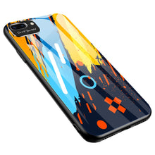 Заредете изображение във визуализатора на галерията – Color Glass Case Durable Cover with Tempered Glass Back and camera cover iPhone SE 2022 / SE 2020 / iPhone 8 / iPhone 7 pattern 1 - TopMag
