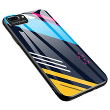 Заредете изображение във визуализатора на галерията – Color Glass Case Durable Cover with Tempered Glass Back and camera cover iPhone SE 2022 / SE 2020 / iPhone 8 / iPhone 7 pattern 2 - TopMag
