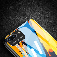 Заредете изображение във визуализатора на галерията – Color Glass Case Durable Cover with Tempered Glass Back and camera cover iPhone SE 2022 / SE 2020 / iPhone 8 / iPhone 7 pattern 2 - TopMag
