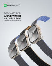 Заредете изображение във визуализатора на галерията – Amazing Thing Band Smoothie Mag AWSPMGB for Apple Watch 49/45/41 grey
