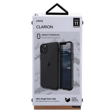Заредете изображение във визуализатора на галерията – UNIQ etui Clarion iPhone 11 Pro Max czarny/vapour smoke - TopMag
