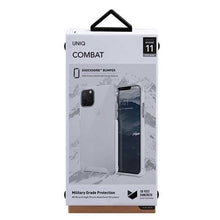 Заредете изображение във визуализатора на галерията – UNIQ etui Combat iPhone 11 Pro Max biały/blanc white - TopMag
