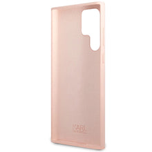 Заредете изображение във визуализатора на галерията – Karl Lagerfeld Silicone Choupette case for Samsung Galaxy S24 Ultra - pink
