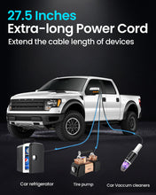 Заредете изображение във визуализатора на галерията – Car Cigarette Lighter Socket Splitter B39-C - 3 sockets + USB + Type C - QC 3.0 PD 3A 120W with display and cable
