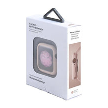 Заредете изображение във визуализатора на галерията – UNIQ etui Lino Apple Watch Series 4/5/6/SE 44mm. różowy/blush pink - TopMag
