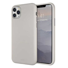 Заредете изображение във визуализатора на галерията – UNIQ etui Lino Hue iPhone 11 Pro Max beżowy/beige ivory - TopMag
