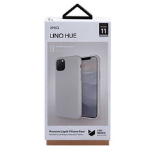 Заредете изображение във визуализатора на галерията – UNIQ etui Lino Hue iPhone 11 Pro Max beżowy/beige ivory - TopMag
