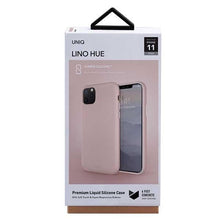 Заредете изображение във визуализатора на галерията – UNIQ etui Lino Hue iPhone 11 Pro różowy/blush pink - TopMag
