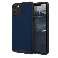 Заредете изображение във визуализатора на галерията – UNIQ etui Transforma iPhone 11 Pro Max niebieski/navy panther - TopMag
