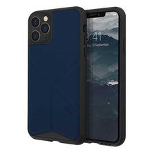 Заредете изображение във визуализатора на галерията – UNIQ etui Transforma iPhone 11 Pro niebieski/navy panther - TopMag
