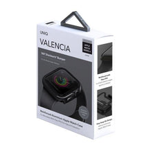 Заредете изображение във визуализатора на галерията – UNIQ etui Valencia Apple Watch Series 4/5/6/SE 40mm. szary/gunmetal grey - TopMag
