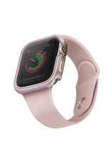 Заредете изображение във визуализатора на галерията – UNIQ etui Valencia Apple Watch Series 4/5/6/SE 44mm. różowo-złoty/blush gold pink - TopMag
