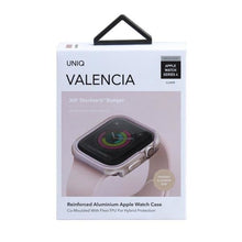Заредете изображение във визуализатора на галерията – UNIQ etui Valencia Apple Watch Series 4/5/6/SE 44mm. różowo-złoty/blush gold pink - TopMag
