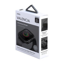Заредете изображение във визуализатора на галерията – UNIQ etui Valencia Apple Watch Series 4/5/6/SE 44mm. szary/gunmetal grey - TopMag
