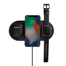 Заредете изображение във визуализатора на галерията – UNIQ Ład. indukcyjna Aereo 3w1 10W Fast charge czarny/charcoal black (LITHOS Collective) - TopMag
