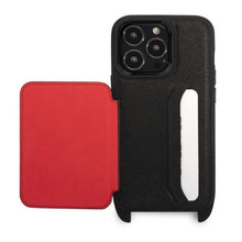 Заредете изображение във визуализатора на галерията – Karl Lagerfeld KLHCP13LSAKLCK iPhone 13 Pro / 13 6.1" hardcase black/black Saffiano Autograph

