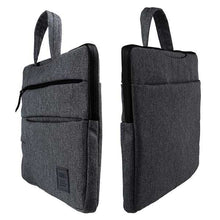 Заредете изображение във визуализатора на галерията – UNIQ torba Cavalier laptop Sleeve 15" czarny/charcoal black - TopMag
