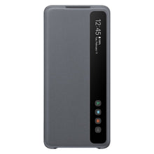 Заредете изображение във визуализатора на галерията – Samsung Clear View Cover with Intelligent Display for Samsung Galaxy S20 Plus grey (EF-ZG985CJEGEU) - TopMag
