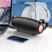 Заредете изображение във визуализатора на галерията – Borofone Portable Bluetooth Speaker BP13 Dazzling with microphone black
