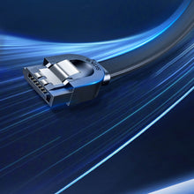 Заредете изображение във визуализатора на галерията – Ugreen angle SATA 3.0 cable 0.5m black (US217)
