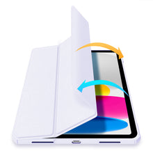 Заредете изображение във визуализатора на галерията – Dux Ducis Copa case for iPad 10.9'' 2022 (10 gen.) smart cover stand purple
