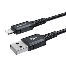 Заредете изображение във визуализатора на галерията – Acefast cable usb a to lightning 8-pin mfi 2,4a c4-02 1,8m black
