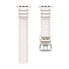Заредете изображение във визуализатора на галерията – Strap Triple Protection strap for Apple Watch SE, 8, 7, 6, 5, 4, 3, 2, 1 (41, 40, 38 mm) bracelet bracelet beige
