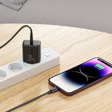 Заредете изображение във визуализатора на галерията – USB C Charger 20W PD Joyroom JR-TCF06 with USB C Cable - Lightning | black
