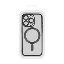 Заредете изображение във визуализатора на галерията – Metallic Magsafe Case for Iphone 15 Pro Black
