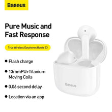 Заредете изображение във визуализатора на галерията – Baseus true wireless earphones bowie e3 black ngtw080001 - TopMag
